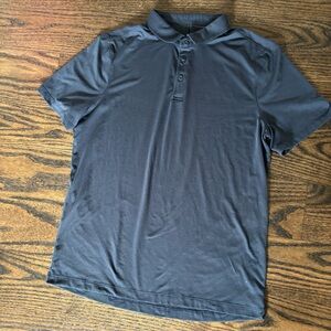 LULULEMON Evolution Polo - Mens L - Nautical Navy  EUC